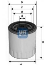 Купить 24.321.00 UFI Топливный фильтр  G-CLASS (W460, W461, W463) (2.5, 2.9, 3.0, 3.4)