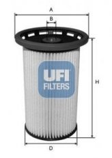 Купить 26.038.00 UFI Топливный фильтр  Ауди А3 (1.6, 2.0)