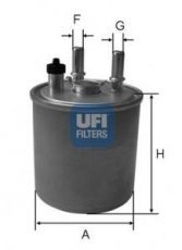 Купить 24.073.00 UFI Топливный фильтр  Лагуну 3 (1.5, 2.0, 3.0)