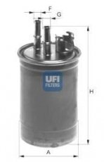 Купить 24.409.00 UFI Топливный фильтр  Focus 1 (1.8 DI, 1.8 Turbo DI)