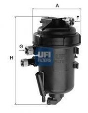 Купить 55.148.00 UFI Топливный фильтр  Джампер (3.0 HDi 145, 3.0 HDi 155, 3.0 HDi 160)