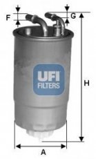 Топливный фильтр 24.099.00 UFI –  фото 1