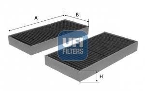 Купить 54.231.00 UFI Салонный фильтр (из активированного угля) 6-series (F06, F12, F13) (3.0, 4.4)