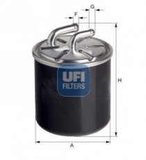 Купить 24.126.00 UFI Топливный фильтр  Grandis 2.0 DI-D