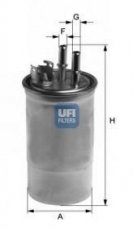 Топливный фильтр 24.450.00 UFI –  фото 1