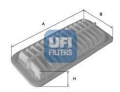 Купить 30.206.00 UFI Воздушный фильтр  Yaris 1.4 D-4D