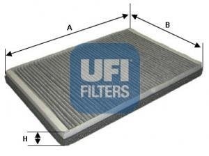 Купить 54.174.00 UFI Салонный фильтр (из активированного угля) Эспейс 4 (1.9, 2.0, 2.2, 3.0, 3.5)