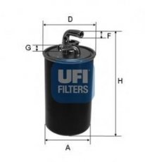 Купить 24.030.00 UFI Топливный фильтр  Калибр 2.0 CRD
