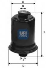 Купить 31.712.00 UFI Топливный фильтр  Лантра (1.5, 1.6, 1.8, 2.0)