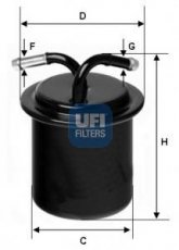 Купить 31.541.00 UFI Топливный фильтр  Легаси (2.0, 2.2, 2.5)
