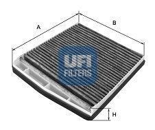 Купить 54.126.00 UFI Салонный фильтр (из активированного угля) XC70 (2.4, 2.5)