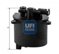 Купить 24.156.00 UFI Топливный фильтр  Аутленер 2 2.2 DI-D 4WD