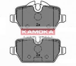 Купити JQ1013612 KAMOKA Гальмівні колодки задні БМВ Е90 (1.6, 2.0) без датчика износа, подготовлено для датчика износа колодок