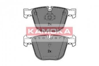Купить JQ1013344 KAMOKA Тормозные колодки задние БМВ Х6 (Е71, Е72) (35 d, 35 i, 50 i) без датчика износа, подготовлено для датчика износа колодок