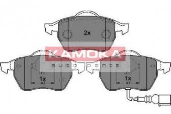 Купить JQ1012926 KAMOKA Тормозные колодки передние Октавия Тyр (1.8 T, 1.9 TDI, RS 1.8 T) с датчиком износа