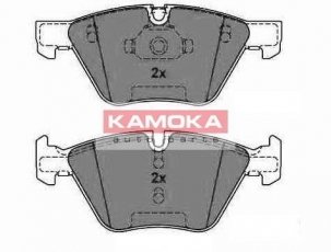 Купить JQ1013546 KAMOKA Тормозные колодки передние БМВ Е90 (Е90, Е91, Е92, Е93) (1.6, 2.0, 2.5, 3.0) без датчика износа, подготовлено для датчика износа колодок