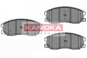 Купить JQ1018616 KAMOKA Тормозные колодки передние Каптива (2.0, 2.4, 3.2) с звуковым предупреждением износа