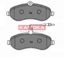 Купить JQ1013542 KAMOKA Тормозные колодки передние Джампи (1.6, 2.0) с датчиком износа