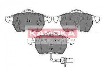 Купить JQ1012992 KAMOKA Тормозные колодки передние Sharan (1.8, 1.9, 2.0) с датчиком износа