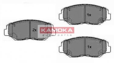 Купити JQ1013316 KAMOKA Гальмівні колодки передні CR-V (2.0, 2.2 CTDi) с звуковым предупреждением износа
