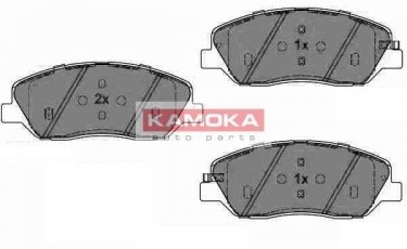 Купить JQ1018222 KAMOKA Тормозные колодки  с звуковым предупреждением износа