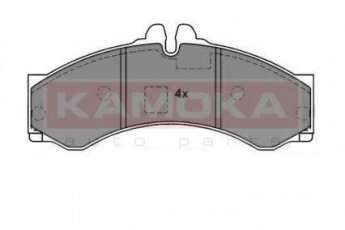 Купить JQ1012086 KAMOKA Тормозные колодки передние Фольксваген ЛТ 46 (2.3, 2.5, 2.8) без датчика износа, подготовлено для датчика износа колодок