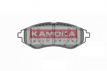 Купить JQ1018366 KAMOKA Тормозные колодки передние Aveo (1.2, 1.4, 1.5) без датчика износа, не подготовленно для датчика износа