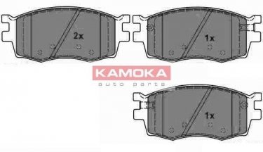 Купить JQ1013910 KAMOKA Тормозные колодки передние Accent (1.4 GL, 1.5 CRDi GLS, 1.6 GLS) 