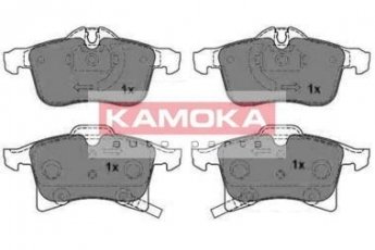 Тормозная колодка JQ1013280 KAMOKA – передние без интегрированного контакта датчика износа, с звуковым предупреждением износа фото 1
