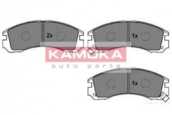 Купить JQ1011530 KAMOKA Тормозные колодки передние Lancer 9 (1.5 16V, 1.6 16V, 2.0 16V EVO VIII) с звуковым предупреждением износа