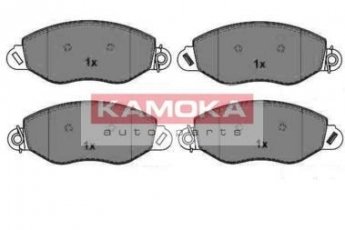 Купить JQ1012922 KAMOKA Тормозные колодки передние Transit 6 (2.0, 2.3, 2.4) с звуковым предупреждением износа