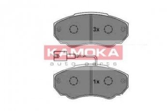 Купить JQ1012956 KAMOKA Тормозные колодки передние Ducato 244 (1.9, 2.0, 2.3, 2.5, 2.8) с датчиком износа