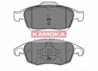 Купить JQ1013942 KAMOKA Тормозные колодки передние Пежо 5008 (1.6 16V, 1.6 HDi) без датчика износа, не подготовленно для датчика износа