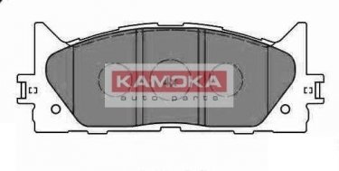 Купить JQ101107 KAMOKA Тормозные колодки передние Camry 40 (2.4 VVTi, 2.4 VVTi Hybrid) без датчика износа