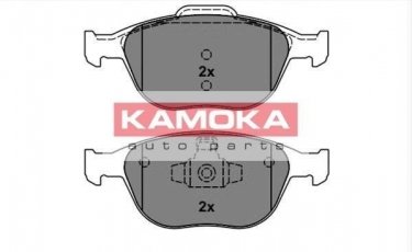 Гальмівна колодка JQ1013136 KAMOKA – передні  фото 1