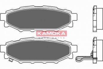Купить JQ1013894 KAMOKA Тормозные колодки задние Impreza (2.0 D AWD, 2.0 R AWD) с звуковым предупреждением износа
