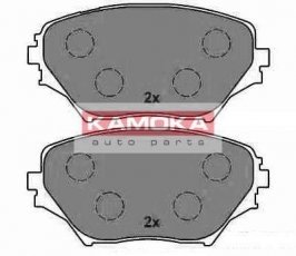 Купить JQ1013028 KAMOKA Тормозные колодки передние Rav 4 (1.8 VVTi, 2.0 D-4D 4WD, 2.0 VVTi 4WD) без датчика износа