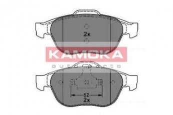 Купить JQ1012882 KAMOKA Тормозные колодки передние Laguna 2 (1.6, 1.8, 1.9, 2.0, 2.2) без датчика износа, не подготовленно для датчика износа