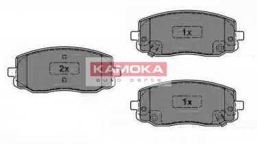 Купити JQ1013566 KAMOKA Гальмівні колодки передні Піканто (1.0, 1.1, 1.1 CRDi) 