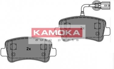Купить JQ101144 KAMOKA Тормозные колодки задние Movano (2.3 CDTI, 2.3 CDTI FWD) с датчиком износа