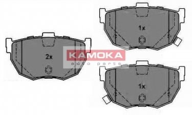 Купить JQ1011276 KAMOKA Тормозные колодки задние Elantra (1.6, 1.8, 2.0) с звуковым предупреждением износа