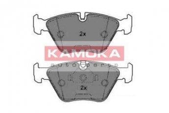 Купити JQ1012146 KAMOKA Гальмівні колодки передні BMW E46 (1.9, 2.9, 3.0, 3.2) без датчика износа, подготовлено для датчика износа колодок