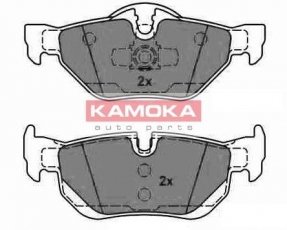 Купити JQ1013614 KAMOKA Гальмівні колодки задні BMW E81 (2.0, 3.0) без датчика износа, подготовлено для датчика износа колодок