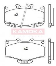 Купить JQ101184 KAMOKA Тормозные колодки передние Hilux с звуковым предупреждением износа
