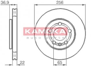 Купити 1031854 KAMOKA Гальмівні диски Ауді А2 (1.4, 1.4 TDI, 1.6 FSI)