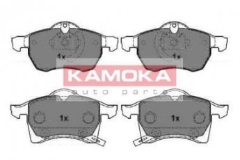 Купить JQ1012590 KAMOKA Тормозные колодки передние Опель без интегрированного контакта датчика износа, с звуковым предупреждением износа