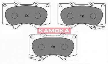 Купить JQ101111 KAMOKA Тормозные колодки передние Land Cruiser (3.0 D-4D, 4.0) 