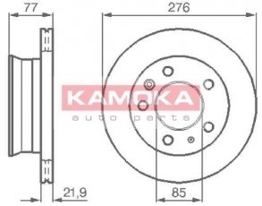 Купить 103306 KAMOKA Тормозные диски Volkswagen LT 46 (2.5 SDI, 2.5 TDI, 2.8 TDI)