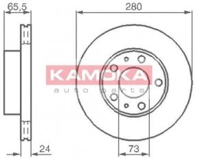 Купить 1031534 KAMOKA Тормозные диски Боксер (2.0, 2.2, 2.4, 2.8, 3.0)