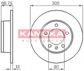 Купить 1032544 KAMOKA Тормозные диски Master 2 (1.9, 2.2, 2.5, 2.8, 3.0)